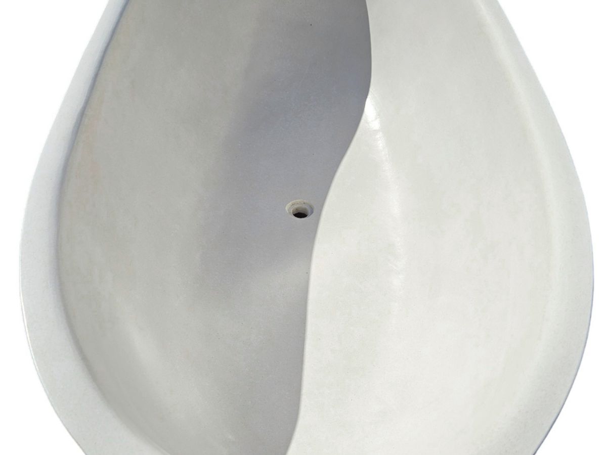 baignoire haut de gamme design en pierre terrazzo