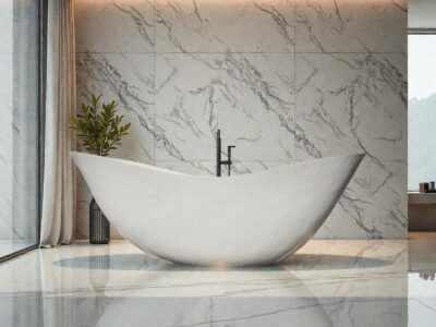 baignoire ilot blanche design msi