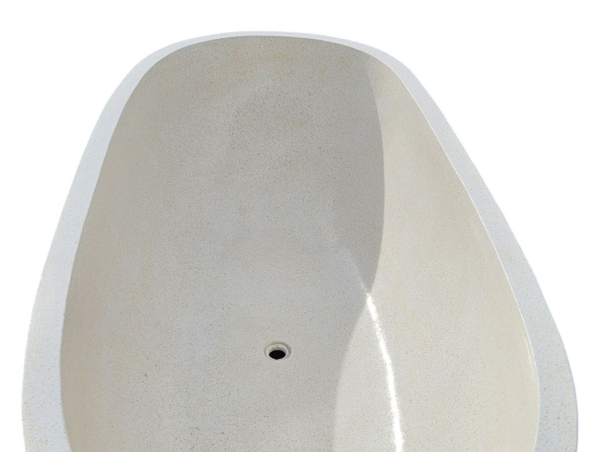 Baignoire Ilot en Pierre Naturelle 170 cm Eucalyptus – Image 3