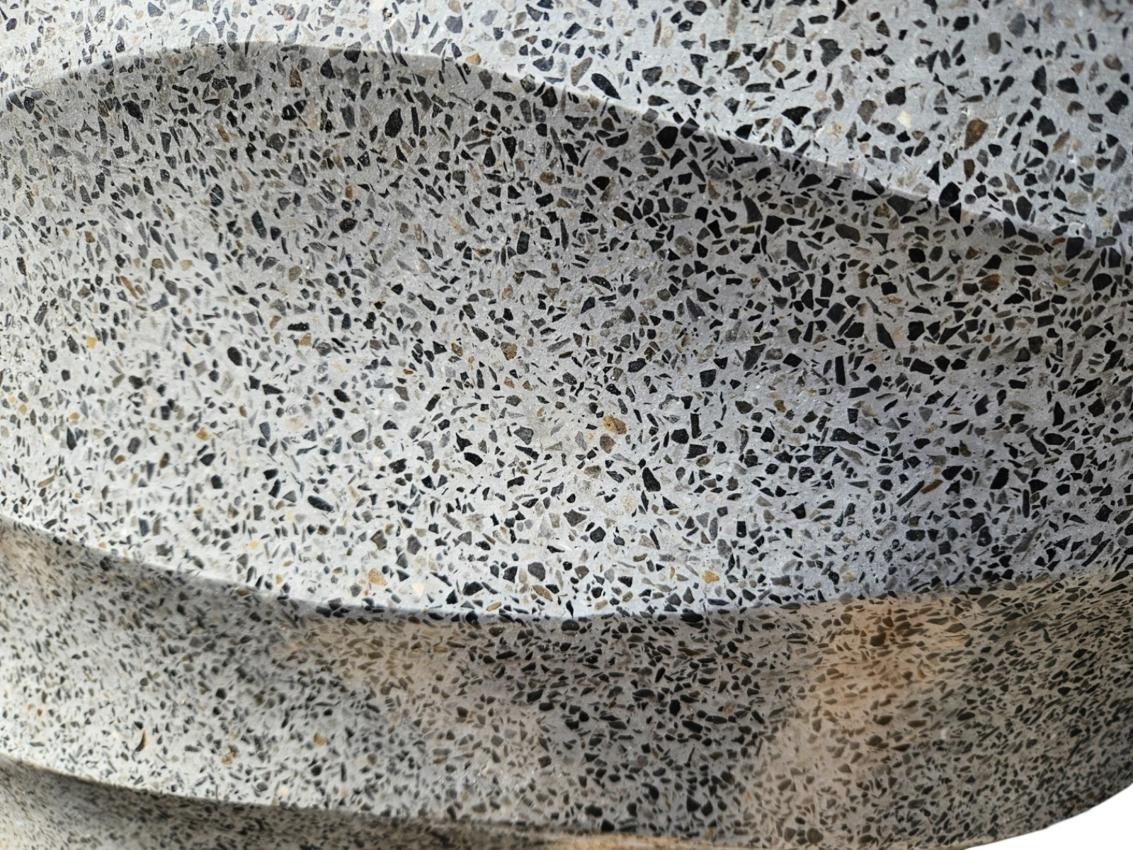 baignoire ilot terrazzo gris