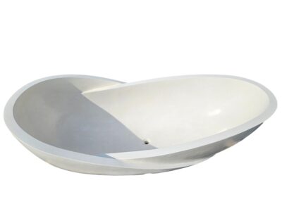 baignoire terrazzo haut de gamme couleur blanche capucine