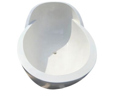 baignoire terrazzo haut de gamme couleur blanche design