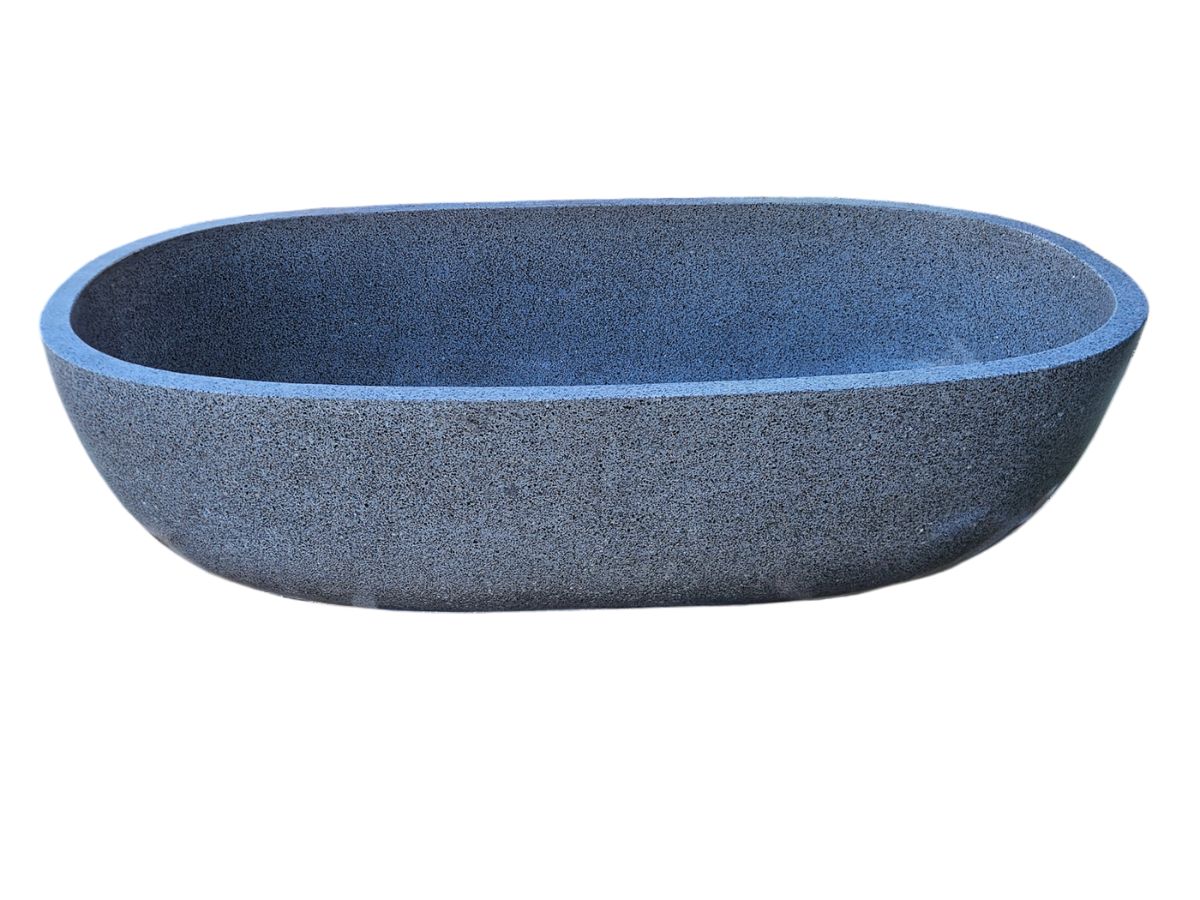 baignoire balinaise ovale design moderne