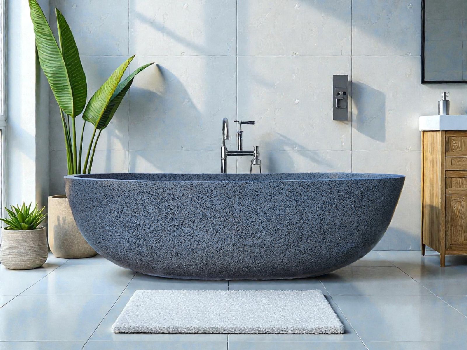 baignoire en pierre de bali msi