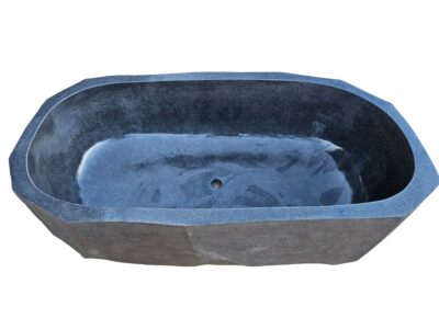 baignoire pierre naturelle finition polie