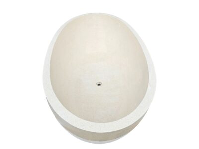 baignoire ilot beige 170 magnolia salle de bain