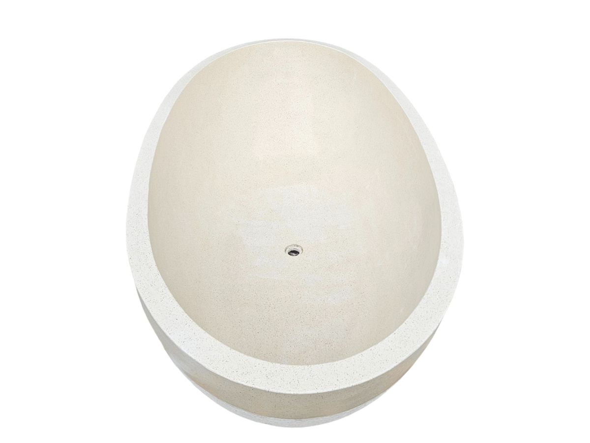baignoire ilot beige 170 magnolia salle de bain
