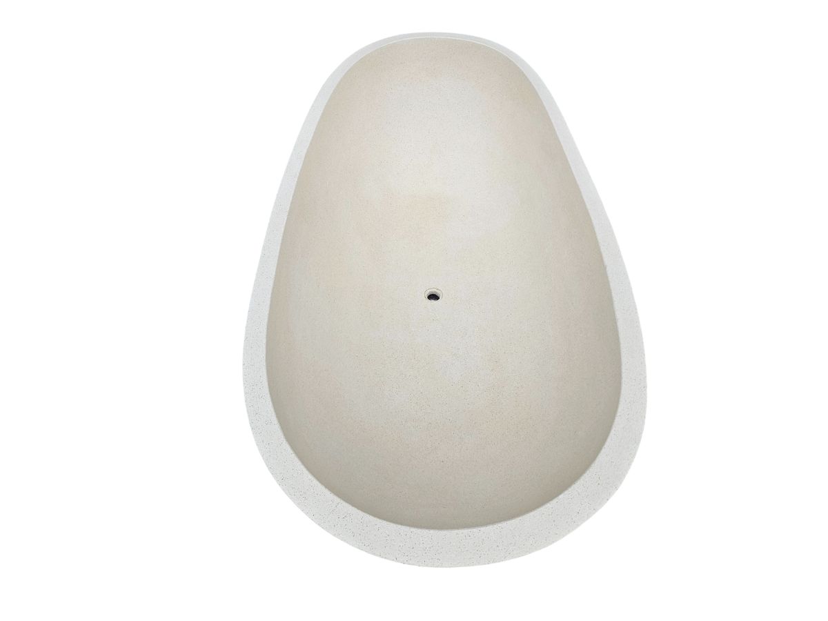 baignoire ilot orchidee design moderne beige