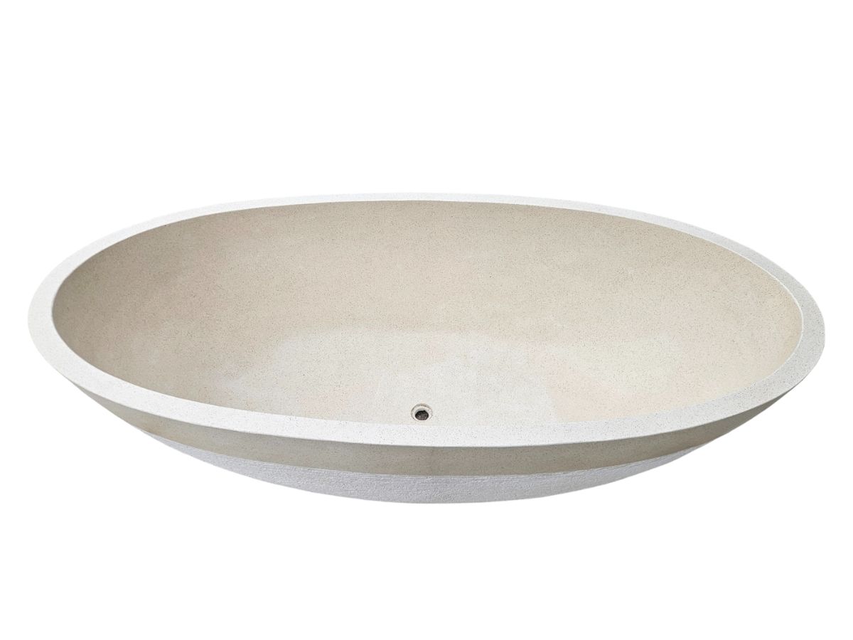 baignoire pierre bali magnolia 170cm