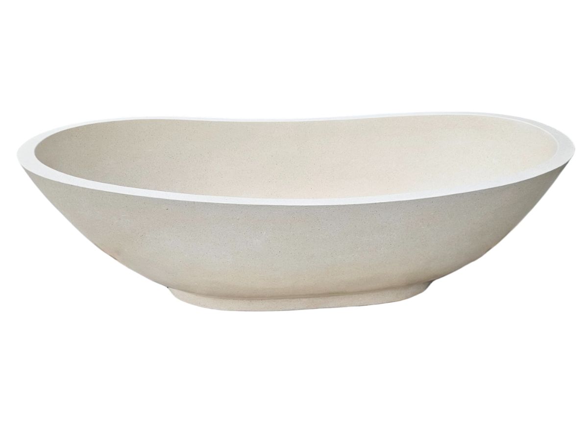 Baignoire en pierre de Bali 175 cm Orchidée – Image 3