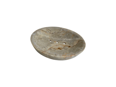 porte savon en pierre beige