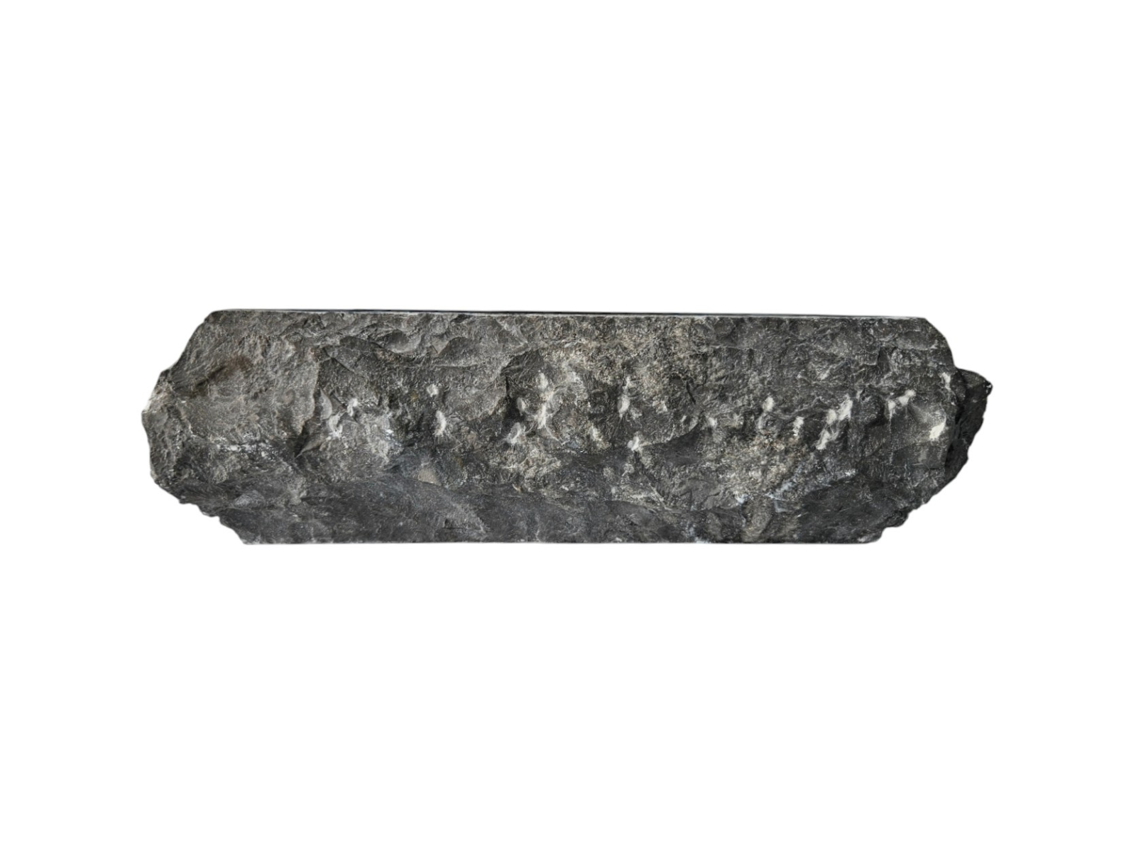 vasque rectangle en marbre gris