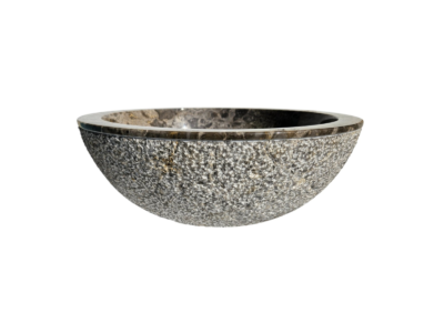 vasque marbre ronde grise