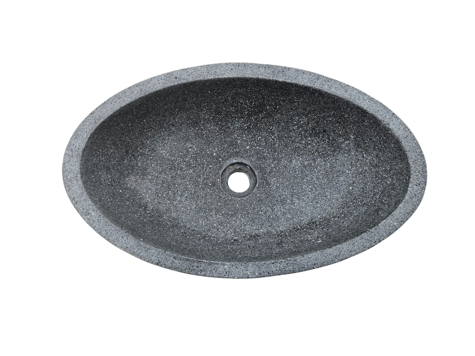 vasque sdb en pierre gris