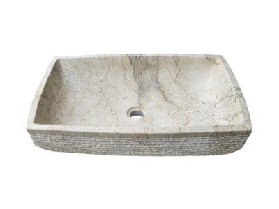 lavabo salle de bain rectangle pierre marbre