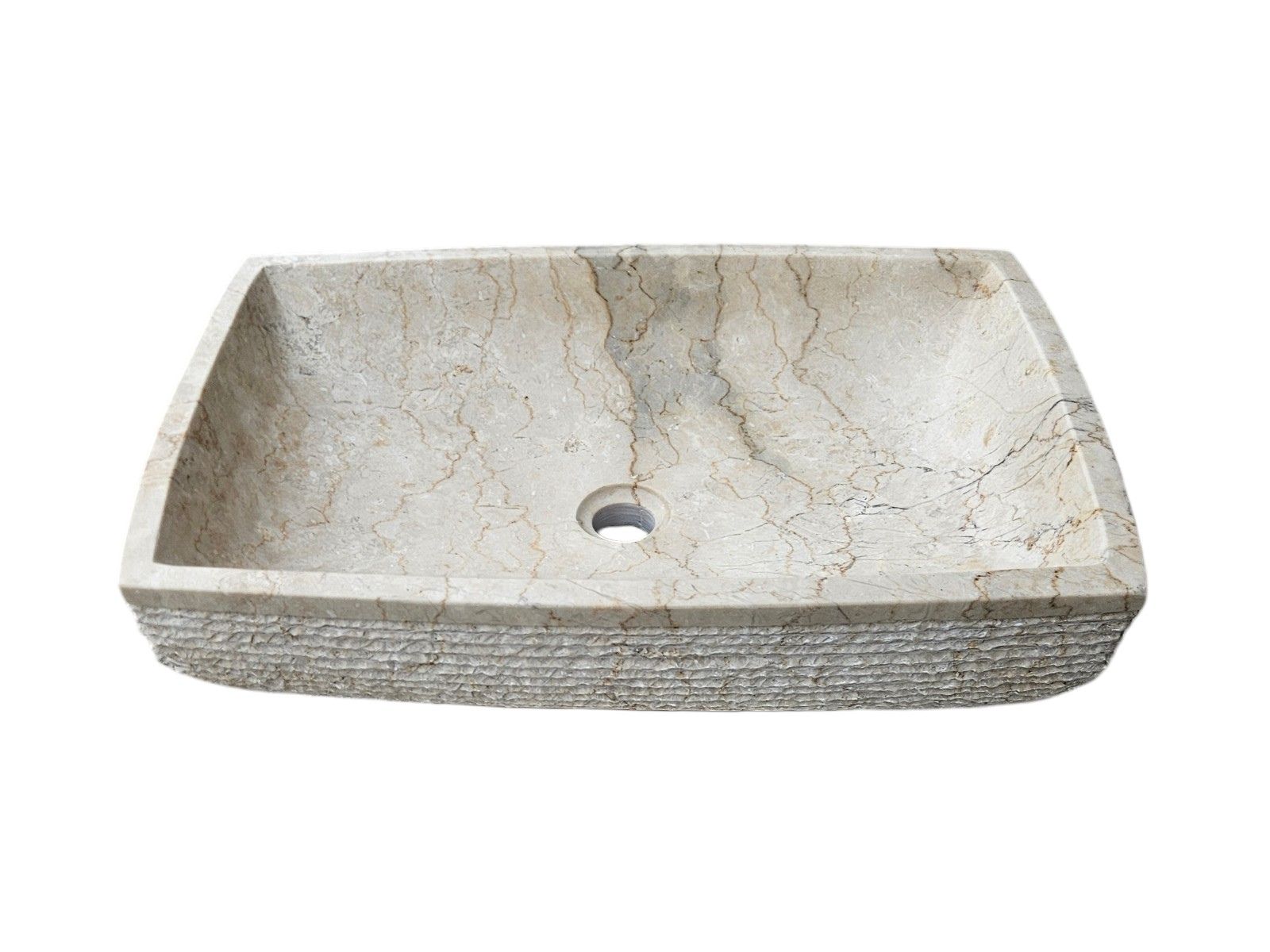 lavabo salle de bain rectangle pierre marbre