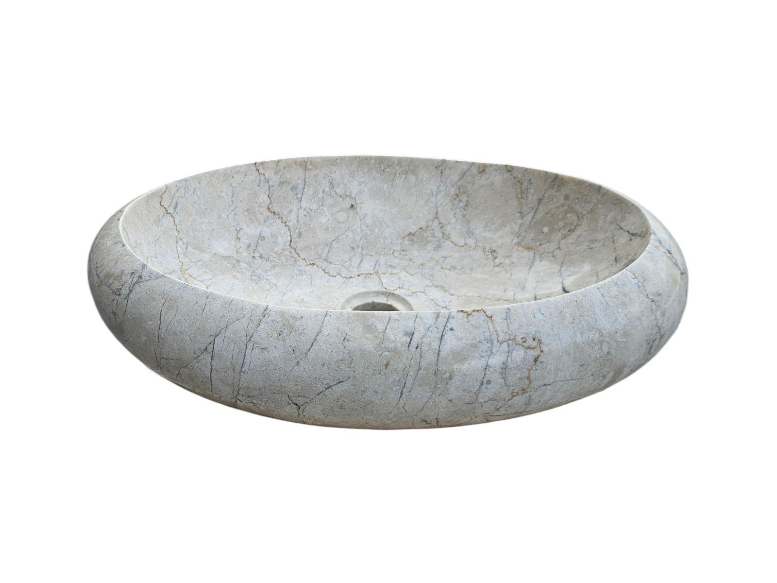 vasque en marbre beige naturel